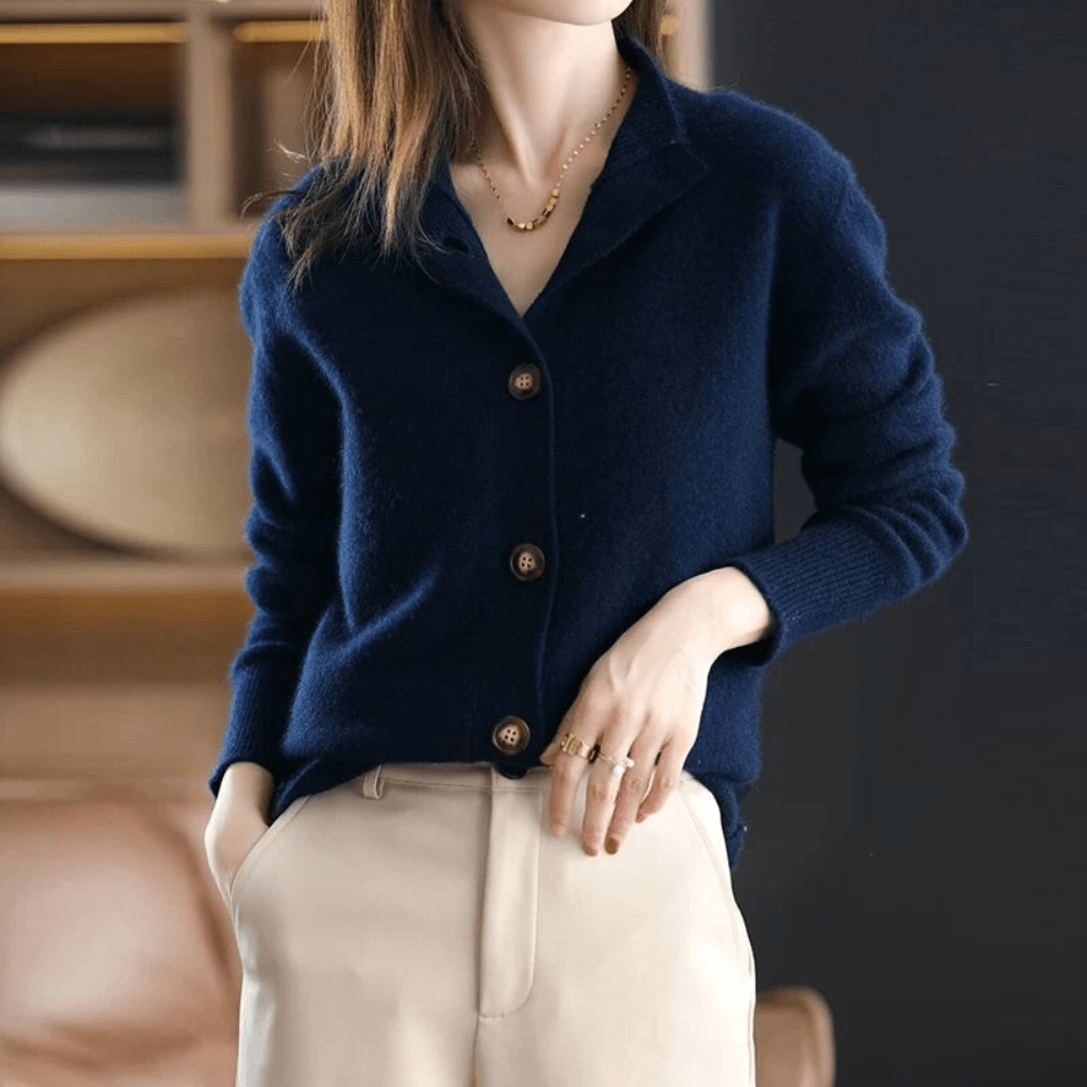 Tilda Stockholm | Lyxig Stickad Kavaj