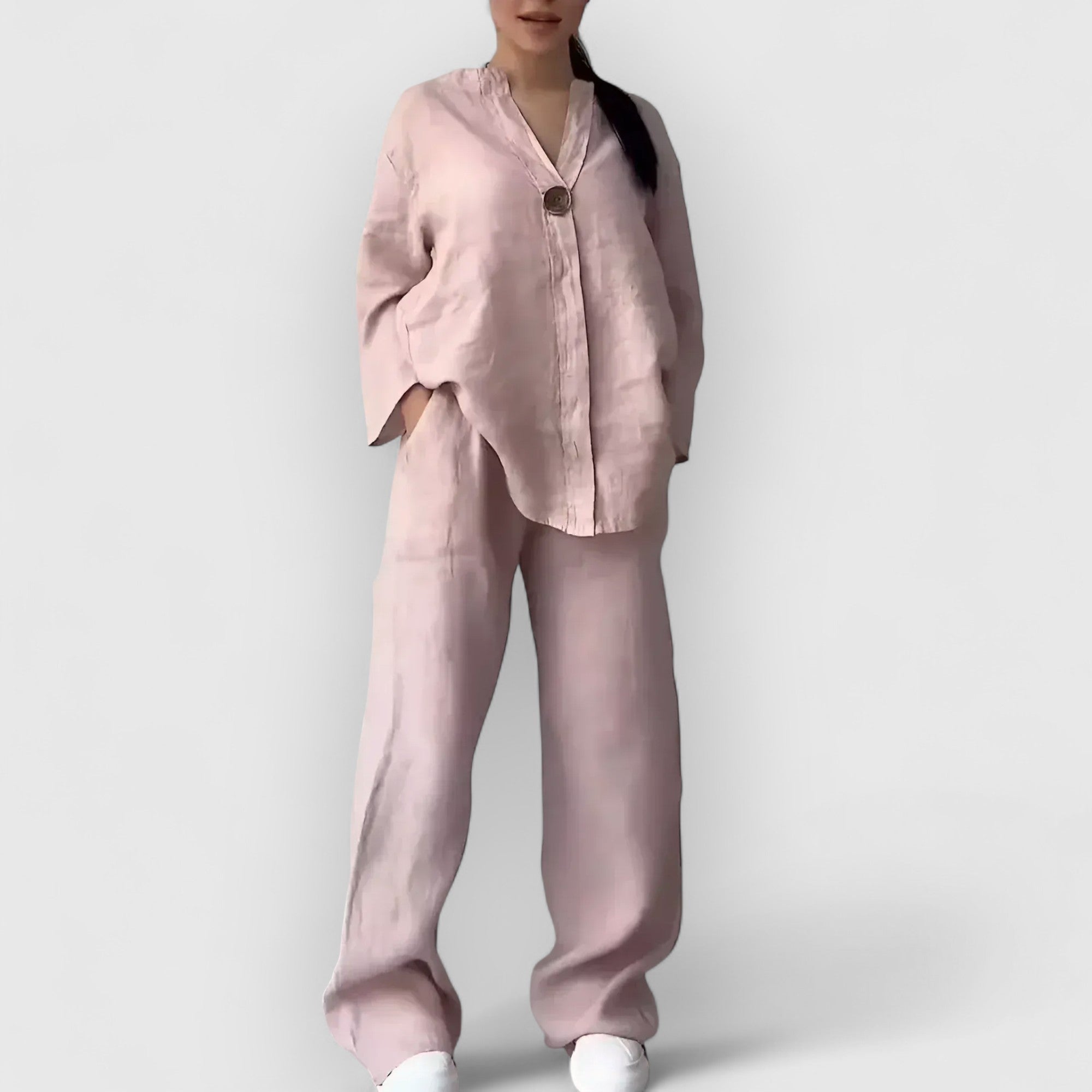 Tilda Stockholm | Margherita – Tvådelat linneset i avslappnad, elegant stil