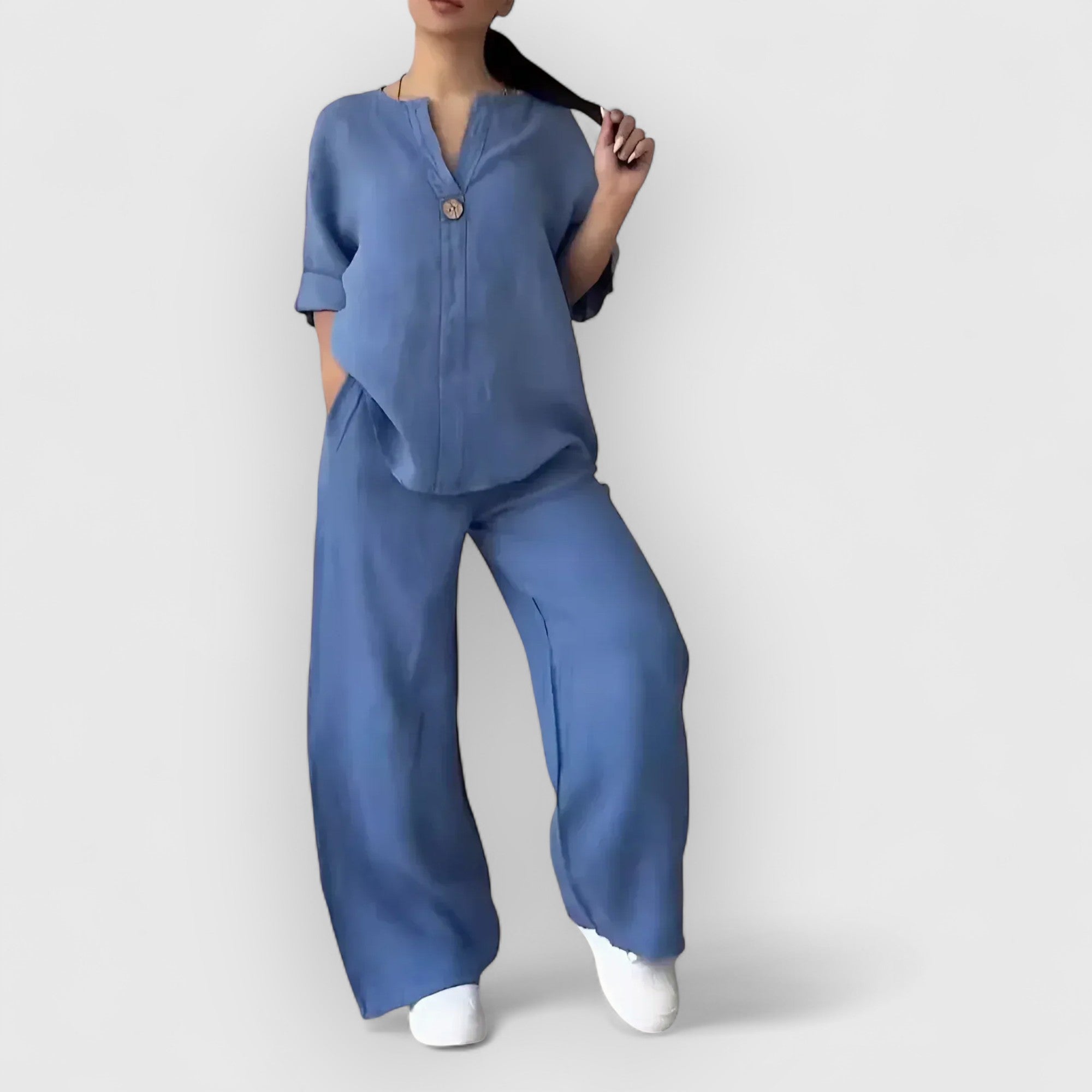 Tilda Stockholm | Margherita – Tvådelat linneset i avslappnad, elegant stil