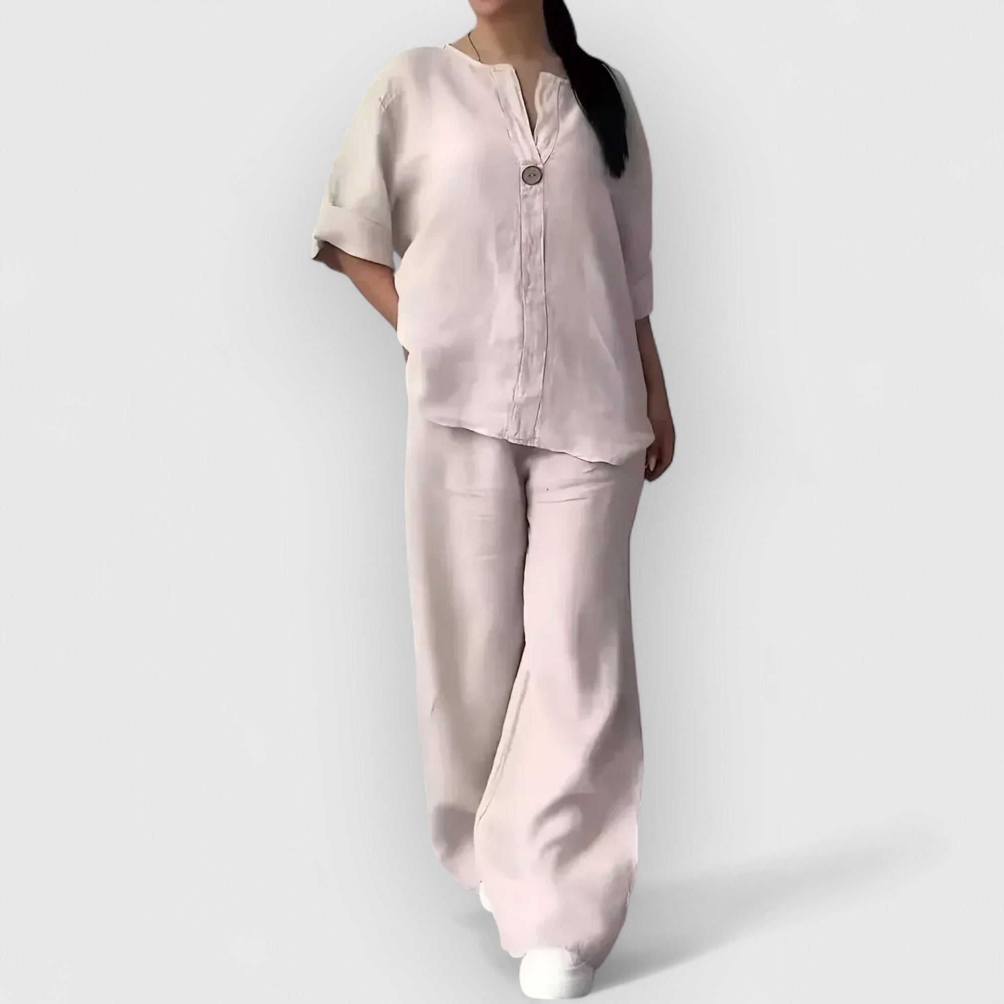 Tilda Stockholm | Margherita – Tvådelat linneset i avslappnad, elegant stil