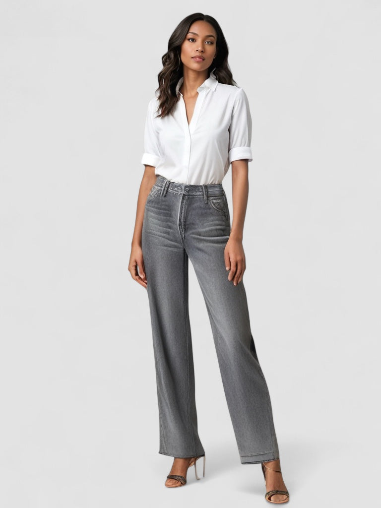 Tilda Stockholm | Handväska Grå Utställd Jeans
