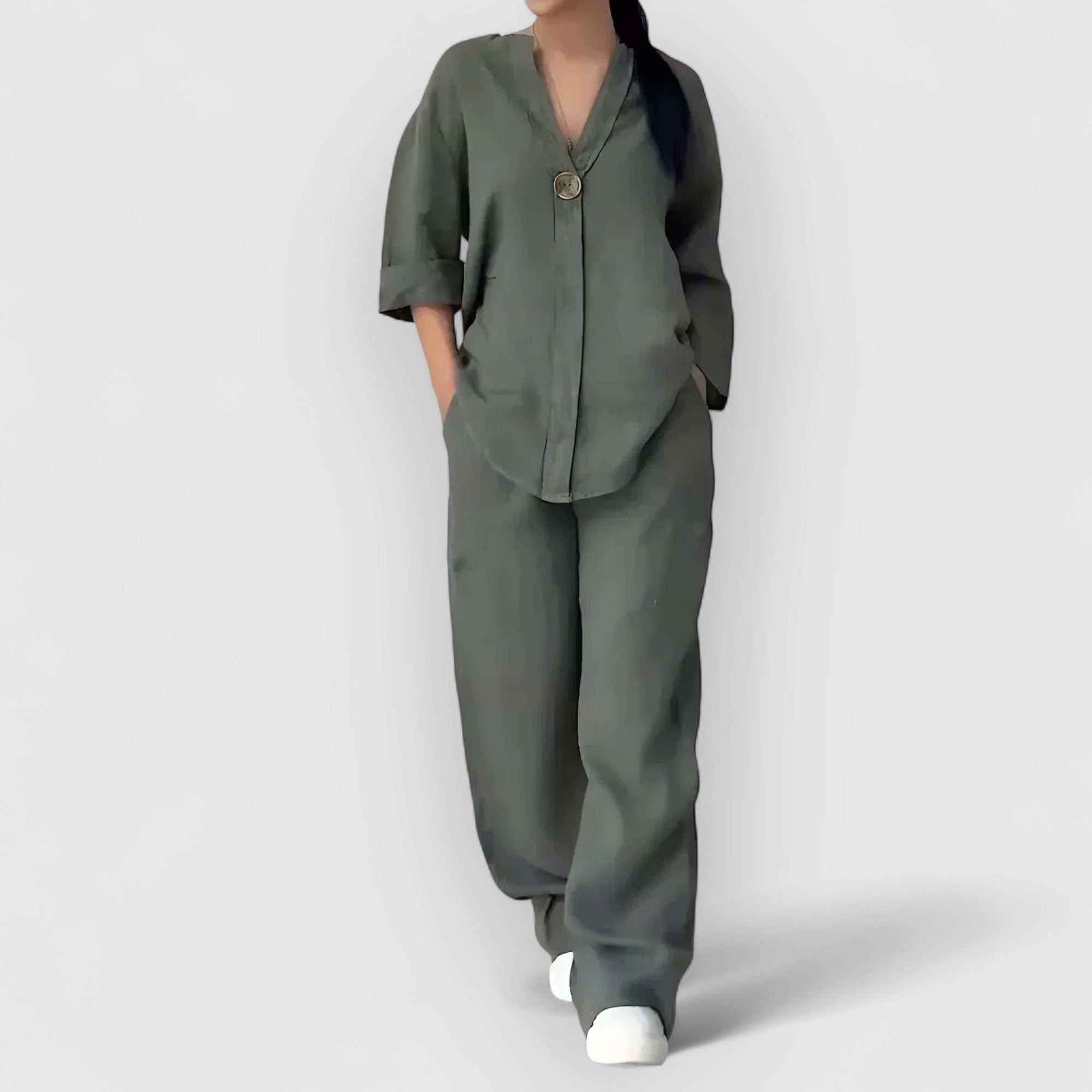 Tilda Stockholm | Margherita – Tvådelat linneset i avslappnad, elegant stil