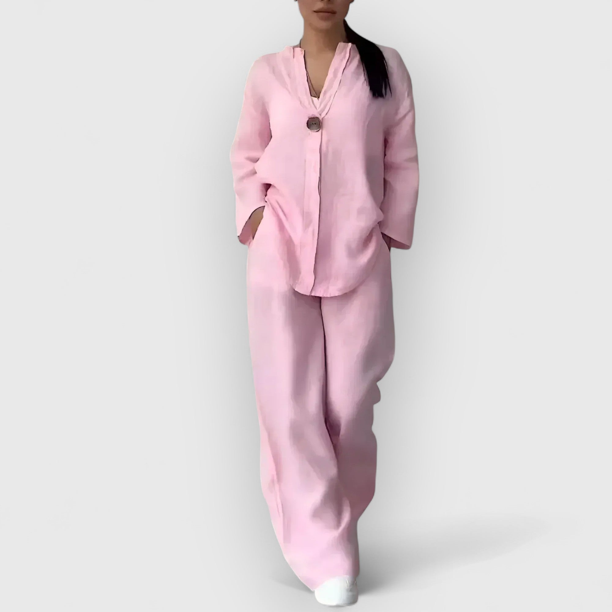 Tilda Stockholm | Margherita – Tvådelat linneset i avslappnad, elegant stil